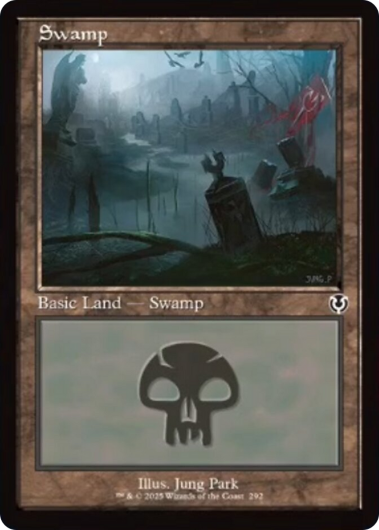 Swamp (292) (Retro Frame) [Innistrad Remastered] | Shuffle n Cut Hobbies & Games