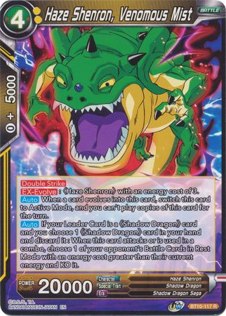 Haze Shenron, Venomous Mist (BT10-117) [Rise of the Unison Warrior 2nd Edition] | Shuffle n Cut Hobbies & Games