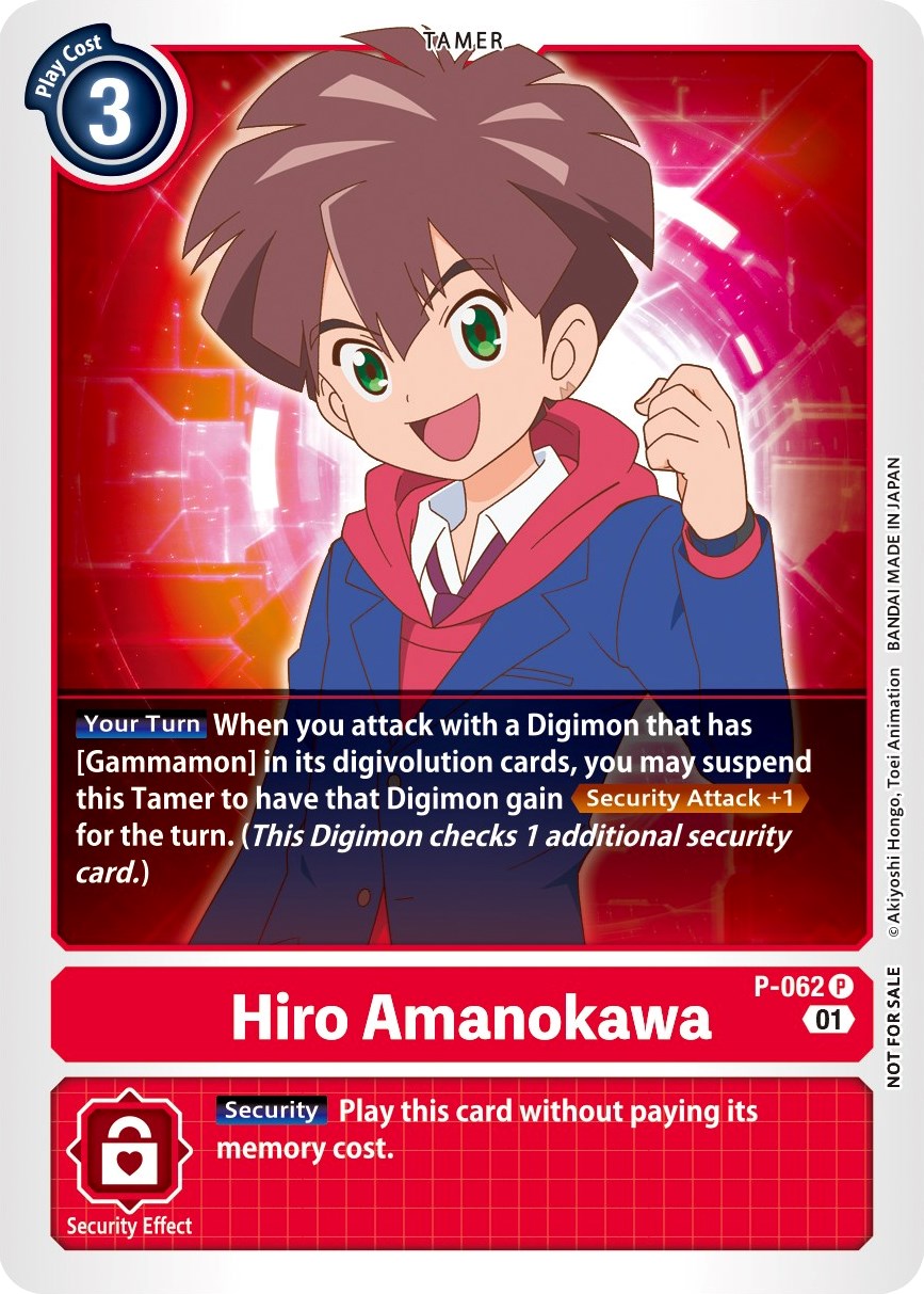 Hiro Amanokawa [P-062] (Official Tournament Pack Vol.5) [Promotional Cards] | Shuffle n Cut Hobbies & Games