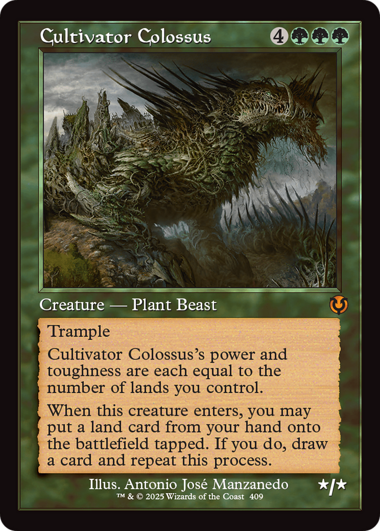 Cultivator Colossus (Retro Frame) [Innistrad Remastered] | Shuffle n Cut Hobbies & Games