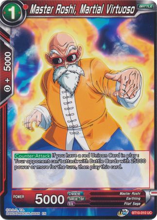 Master Roshi, Martial Virtuoso (BT10-010) [Rise of the Unison Warrior 2nd Edition] | Shuffle n Cut Hobbies & Games