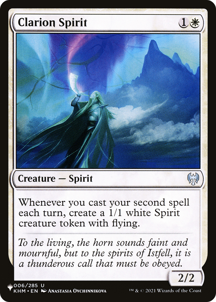 Clarion Spirit [The List] | Shuffle n Cut Hobbies & Games