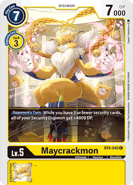 Maycrackmon [BT4-045] [Great Legend] | Shuffle n Cut Hobbies & Games