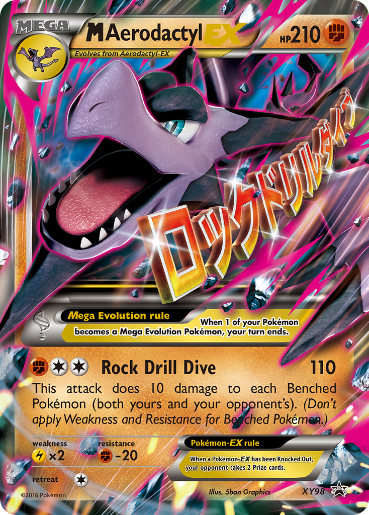 M Aerodactyl EX (XY98) [XY: Black Star Promos] | Shuffle n Cut Hobbies & Games