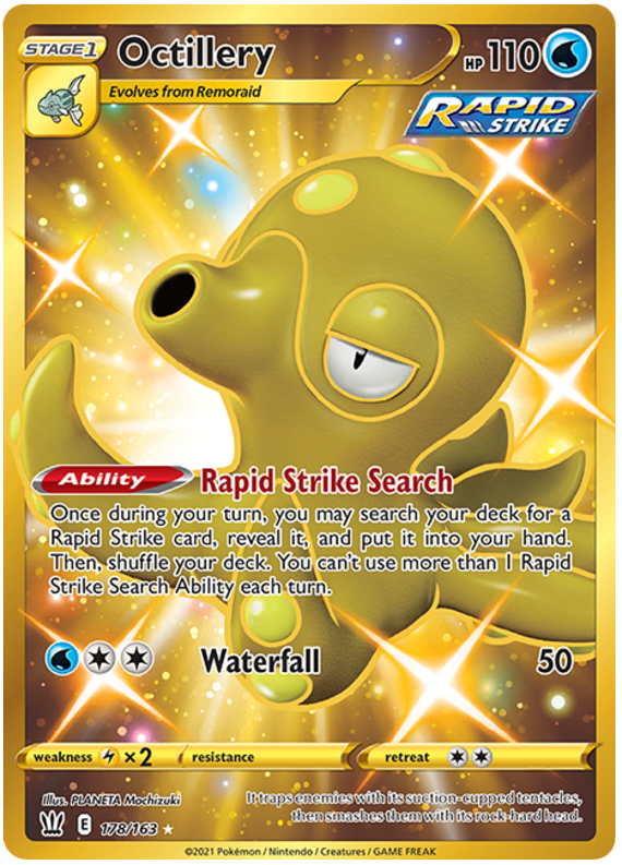 Octillery (178/163) [Sword & Shield: Battle Styles] | Shuffle n Cut Hobbies & Games