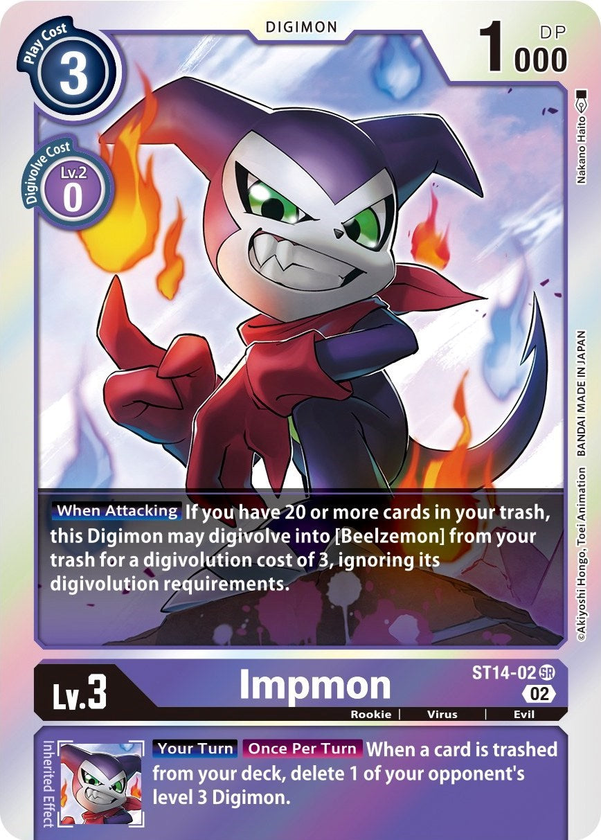 Impmon [ST14-02] [Starter Deck: Beelzemon Advanced Deck Set] | Shuffle n Cut Hobbies & Games