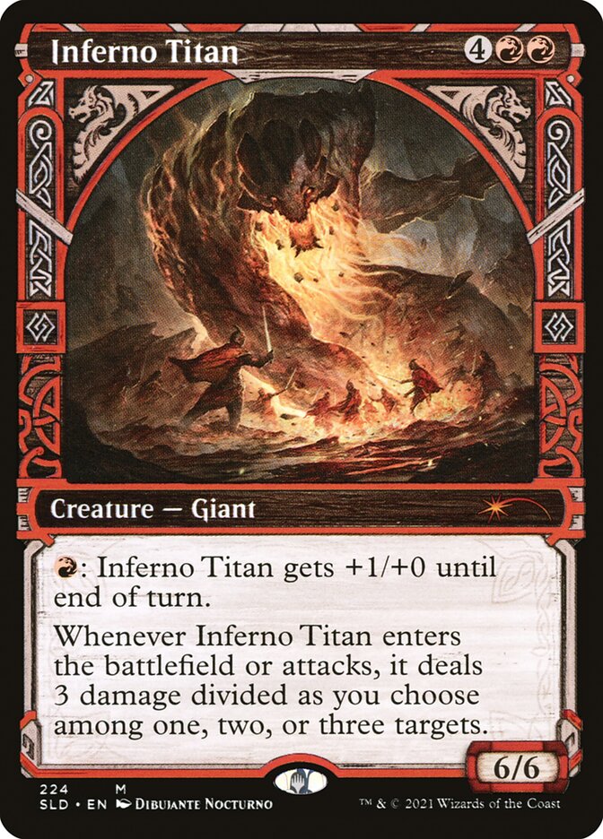 Inferno Titan [Secret Lair Drop Series] | Shuffle n Cut Hobbies & Games