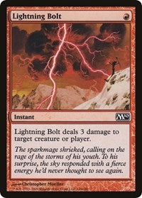 Lightning Bolt (M10) (Oversized) [Oversize Cards] | Shuffle n Cut Hobbies & Games