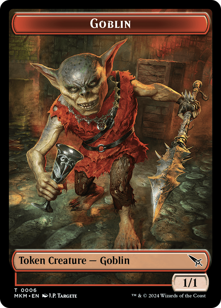 Goblin Token [Murders at Karlov Manor Tokens] | Shuffle n Cut Hobbies & Games