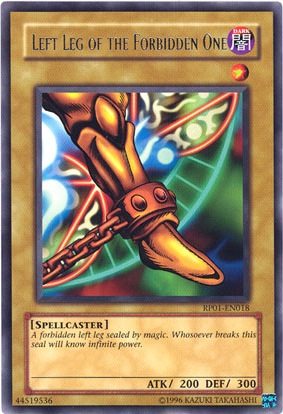 Left Leg of the Forbidden One [RP01-EN018] Rare | Shuffle n Cut Hobbies & Games