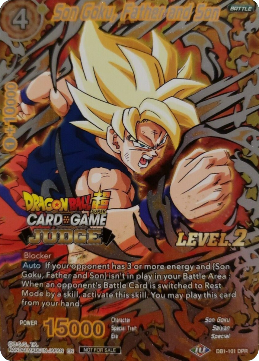 Son Goku, Father and Son (Level 2) (DB1-101) [Promotion Cards] | Shuffle n Cut Hobbies & Games