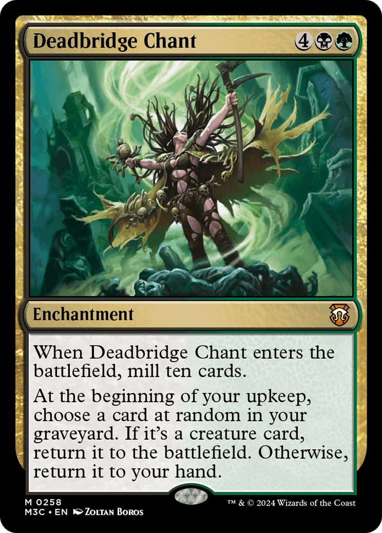 Deadbridge Chant (Ripple Foil) [Modern Horizons 3 Commander] | Shuffle n Cut Hobbies & Games