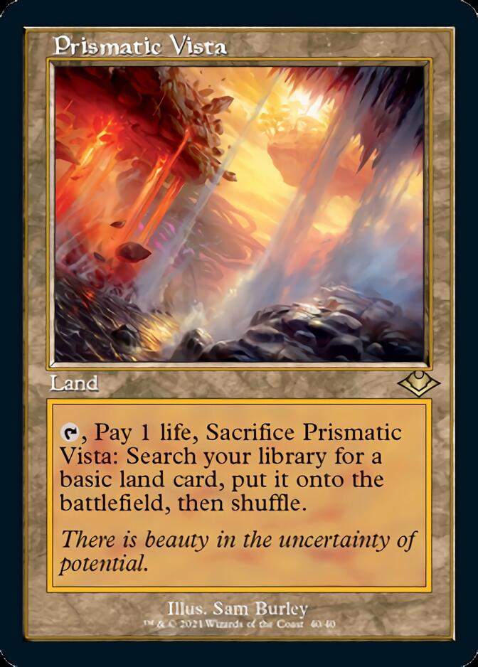 Prismatic Vista (Retro) [Modern Horizons] | Shuffle n Cut Hobbies & Games