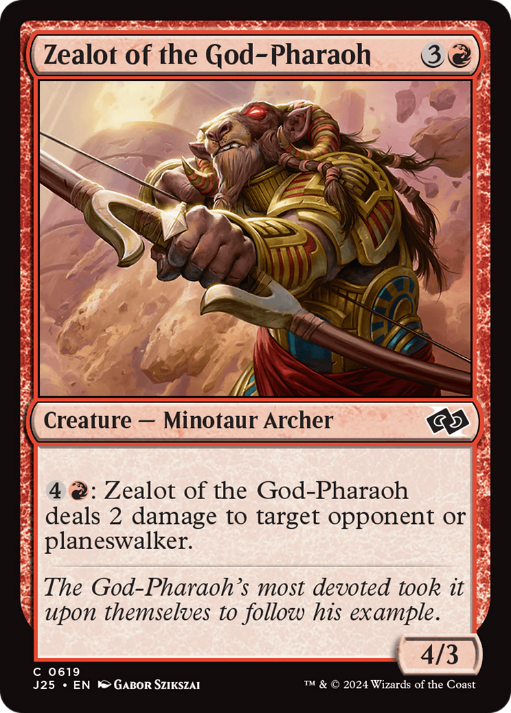 Zealot of the God-Pharaoh [Foundations Jumpstart] | Shuffle n Cut Hobbies & Games