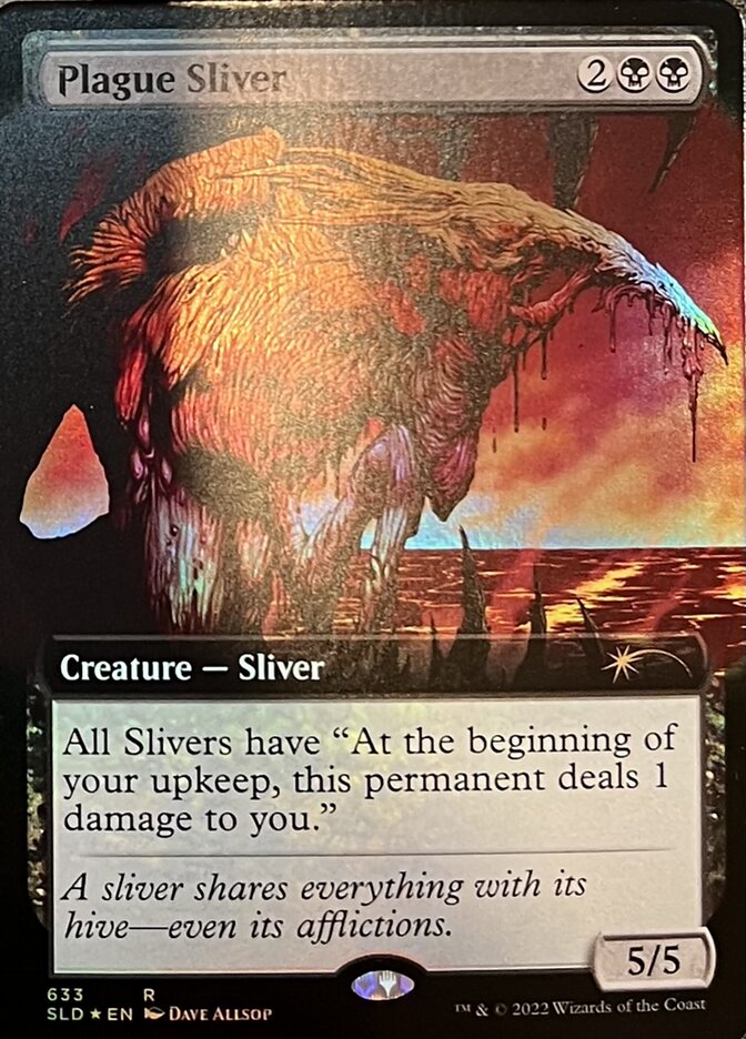 Plague Sliver (Extended Art) [Secret Lair Drop Promos] | Shuffle n Cut Hobbies & Games