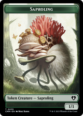 Saproling // Satyr Double-Sided Token [Commander Masters Tokens] | Shuffle n Cut Hobbies & Games