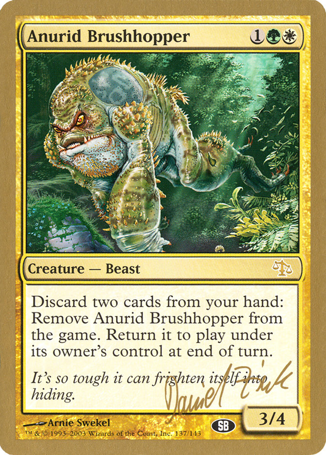 Anurid Brushhopper (Daniel Zink) (SB) [World Championship Decks 2003] | Shuffle n Cut Hobbies & Games