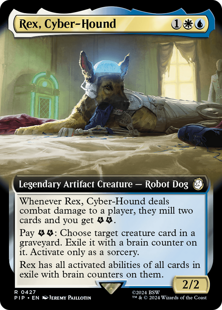 Rex, Cyber-Hound (Extended Art) [Fallout] | Shuffle n Cut Hobbies & Games