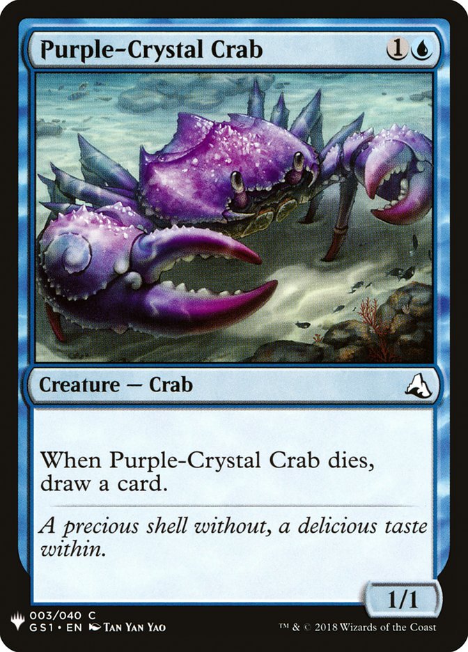 Purple-Crystal Crab [Mystery Booster] | Shuffle n Cut Hobbies & Games