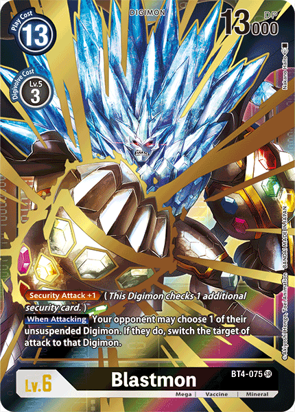 Blastmon [BT4-075] (Alternate Art) [Great Legend] | Shuffle n Cut Hobbies & Games