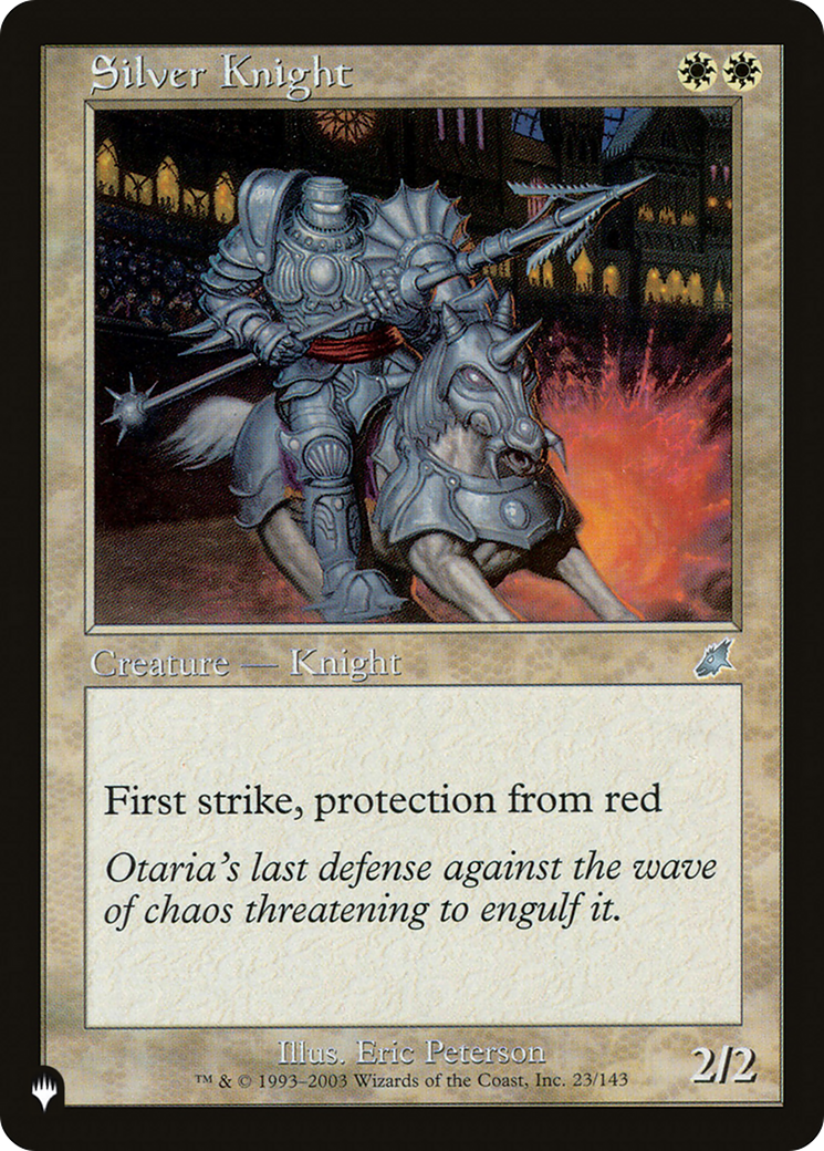 Silver Knight [The List] | Shuffle n Cut Hobbies & Games