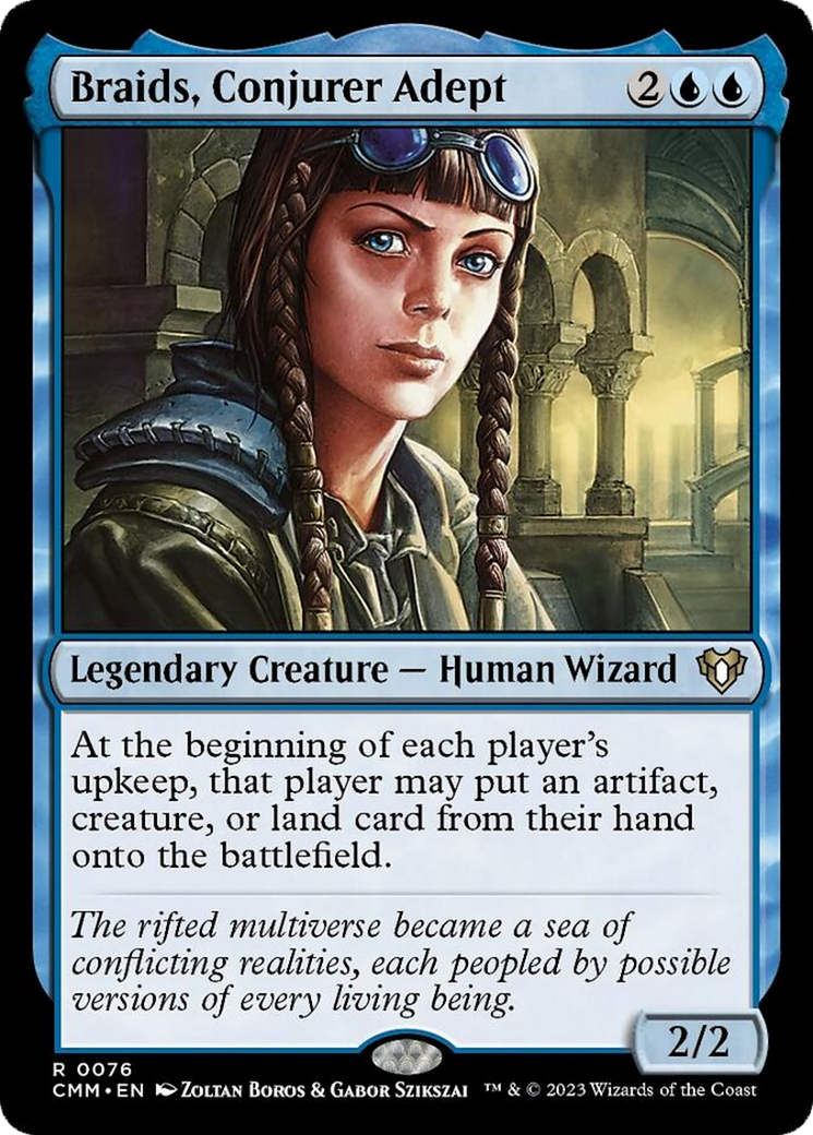 Braids, Conjurer Adept [Commander Masters] | Shuffle n Cut Hobbies & Games