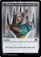 Tamiyo, Seasoned Scholar // Energy Reserve Double-Sided Token [Modern Horizons 3 Tokens] | Shuffle n Cut Hobbies & Games