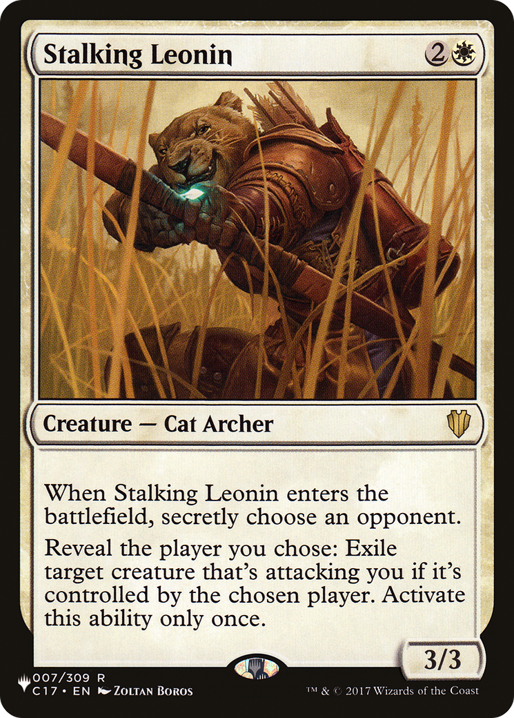 Stalking Leonin [The List] | Shuffle n Cut Hobbies & Games