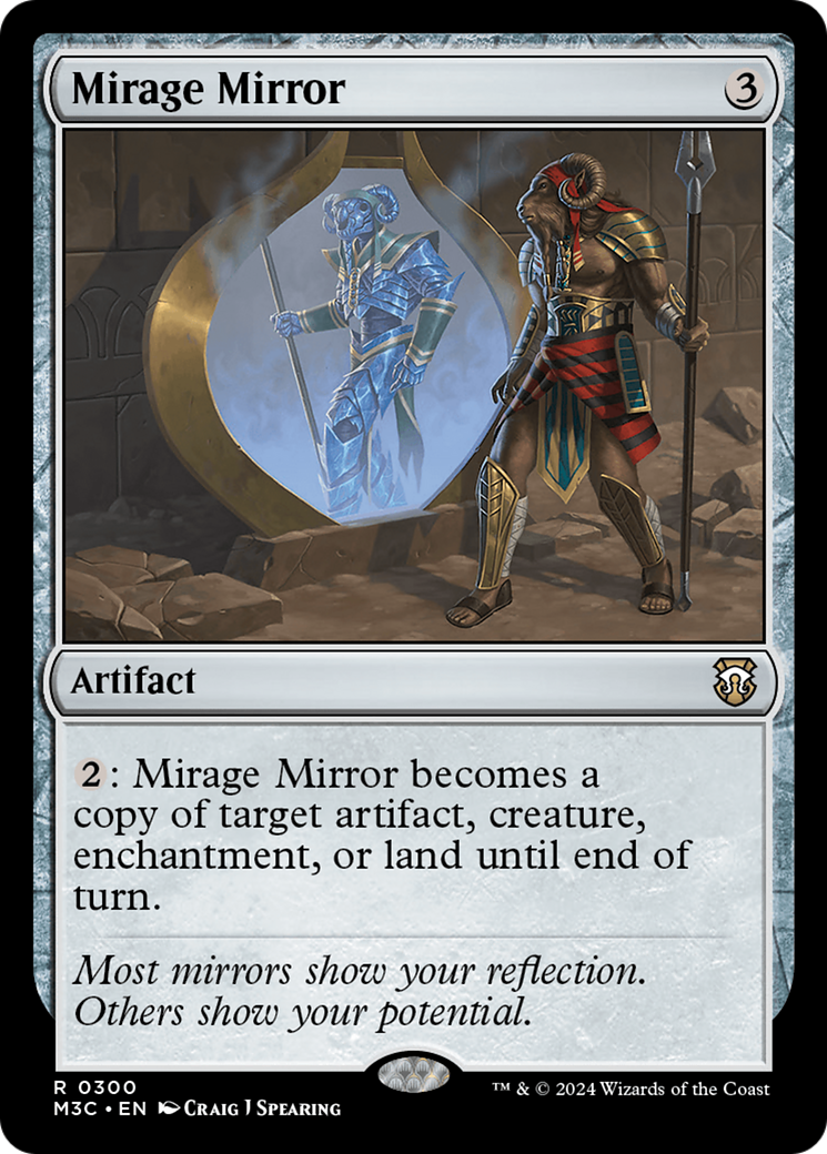 Mirage Mirror (Ripple Foil) [Modern Horizons 3 Commander] | Shuffle n Cut Hobbies & Games