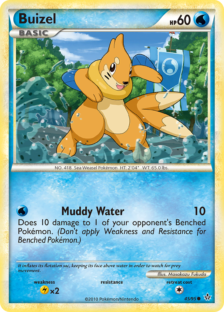 Buizel (45/95) [HeartGold & SoulSilver: Unleashed] | Shuffle n Cut Hobbies & Games