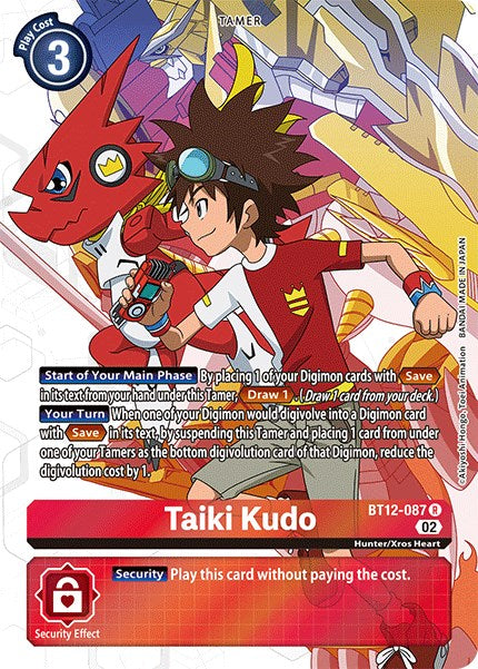 Taiki Kudo [BT12-087] (Alternate Art) [Across Time] | Shuffle n Cut Hobbies & Games