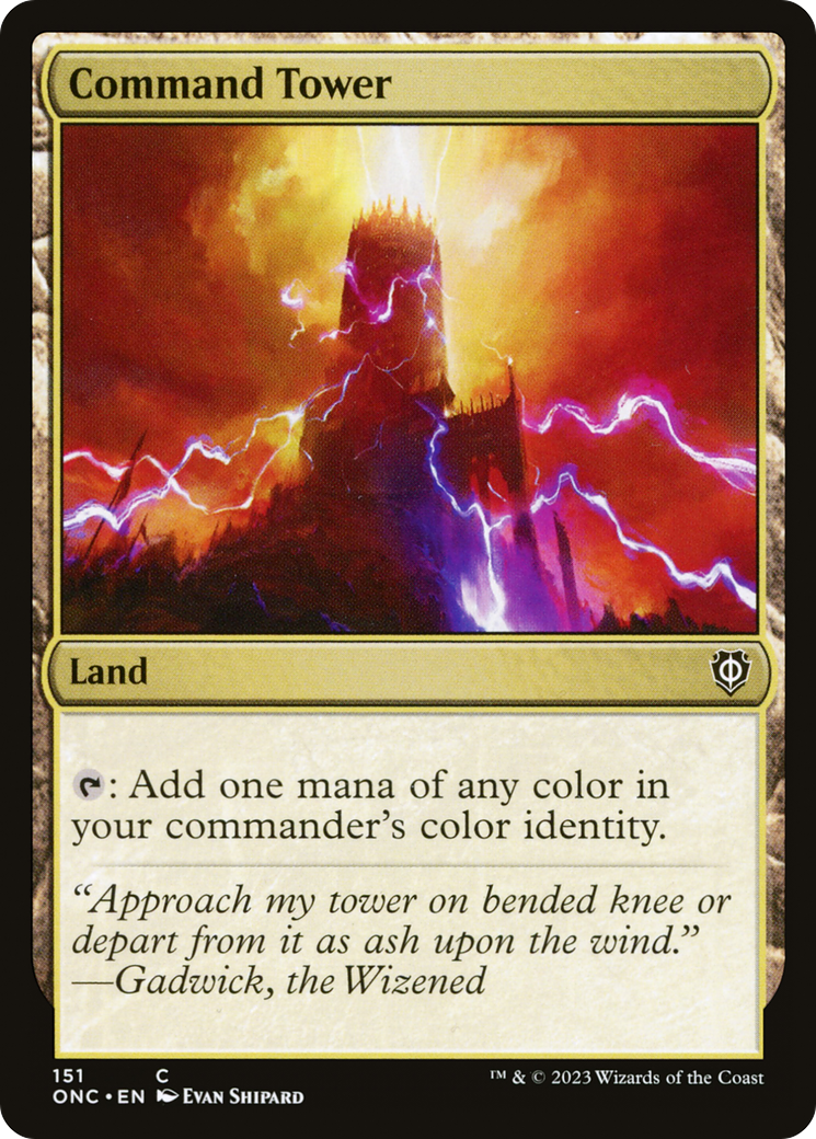 Command Tower [Phyrexia: All Will Be One Commander] | Shuffle n Cut Hobbies & Games