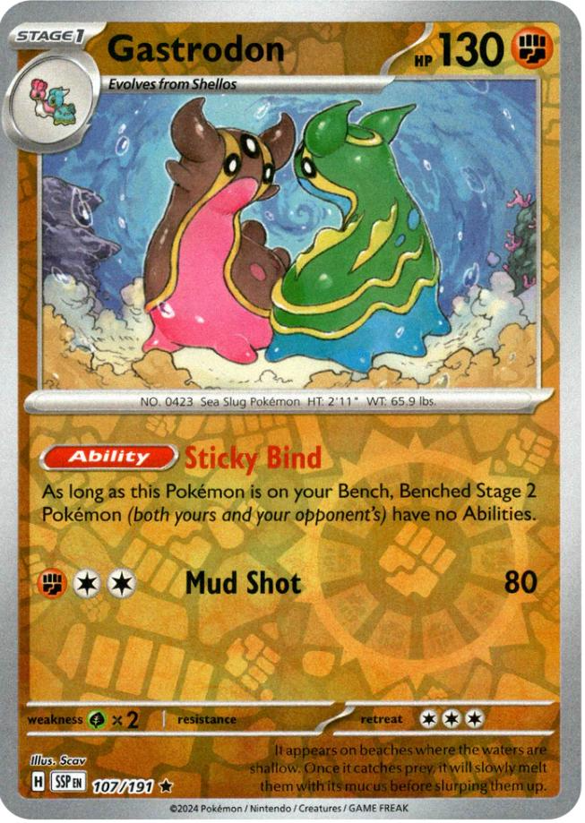 Gastrodon (107/191) [Scarlet & Violet: Surging Sparks] | Shuffle n Cut Hobbies & Games