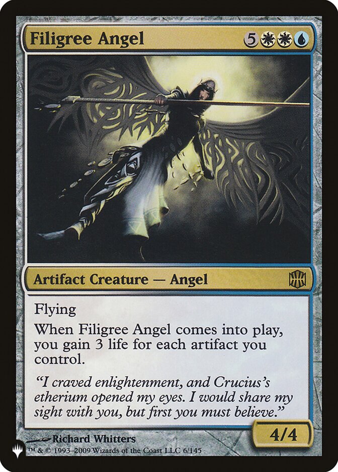 Filigree Angel [The List] | Shuffle n Cut Hobbies & Games