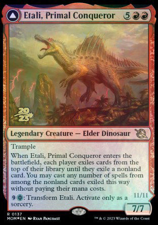 Etali, Primal Conqueror // Etali, Primal Sickness [March of the Machine Prerelease Promos] | Shuffle n Cut Hobbies & Games