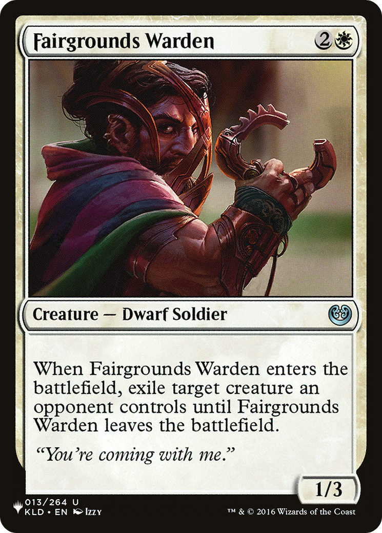 Fairgrounds Warden [The List] | Shuffle n Cut Hobbies & Games