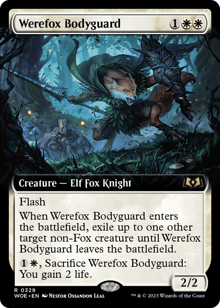 Werefox Bodyguard (Extended Art) [Wilds of Eldraine] | Shuffle n Cut Hobbies & Games