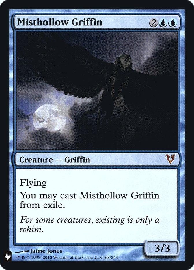 Misthollow Griffin [Mystery Booster] | Shuffle n Cut Hobbies & Games