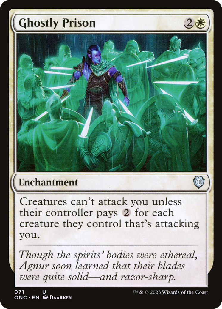 Ghostly Prison [Phyrexia: All Will Be One Commander] | Shuffle n Cut Hobbies & Games