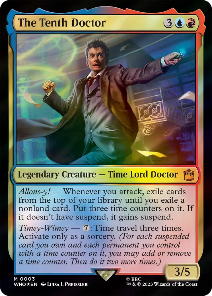 The Tenth Doctor [Doctor Who] | Shuffle n Cut Hobbies & Games