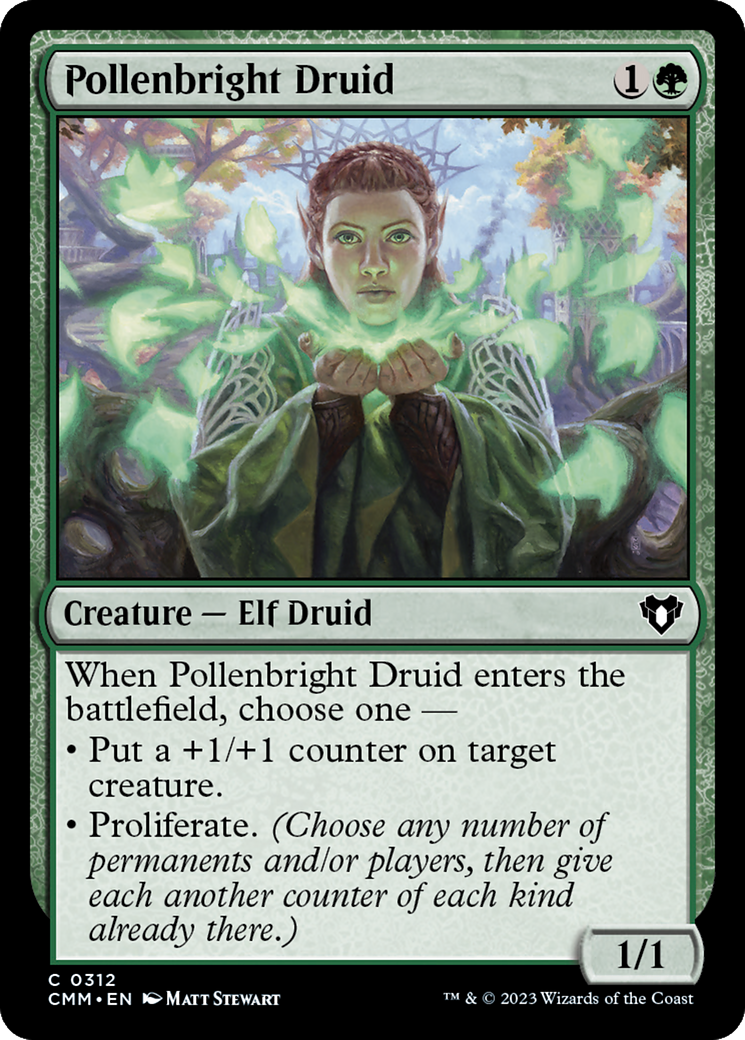 Pollenbright Druid [Commander Masters] | Shuffle n Cut Hobbies & Games