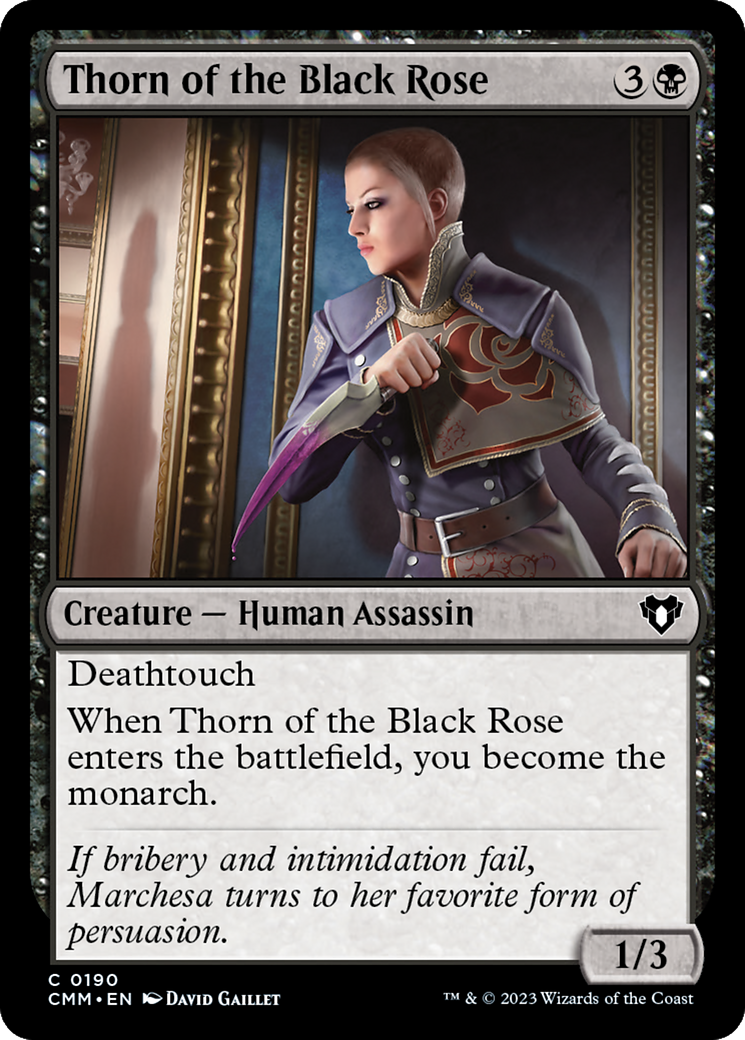 Thorn of the Black Rose [Commander Masters] | Shuffle n Cut Hobbies & Games