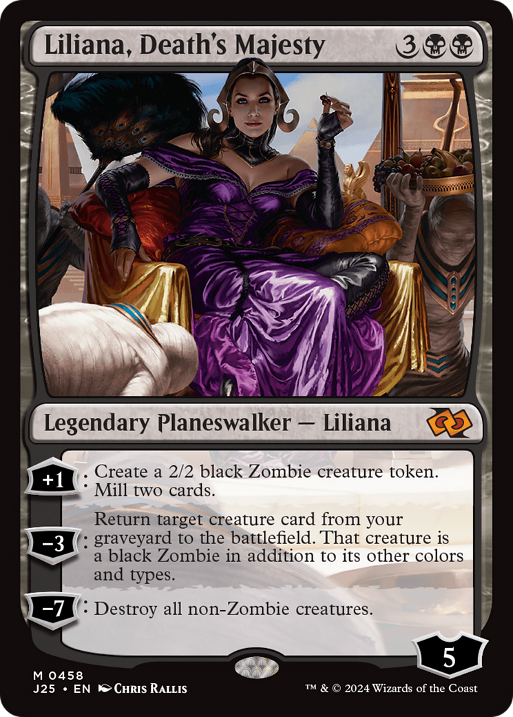 Liliana, Death's Majesty [Foundations Jumpstart] | Shuffle n Cut Hobbies & Games