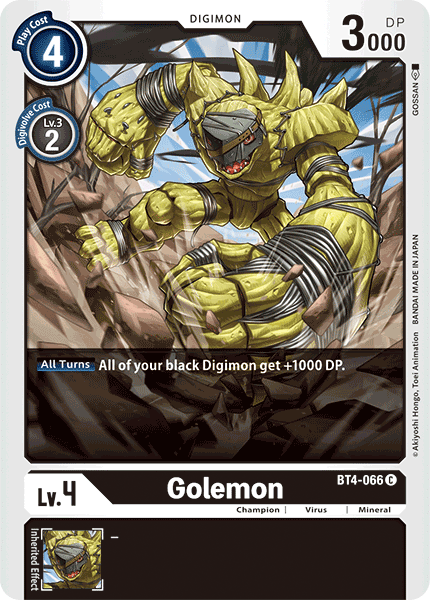 Golemon [BT4-066] [Great Legend] | Shuffle n Cut Hobbies & Games