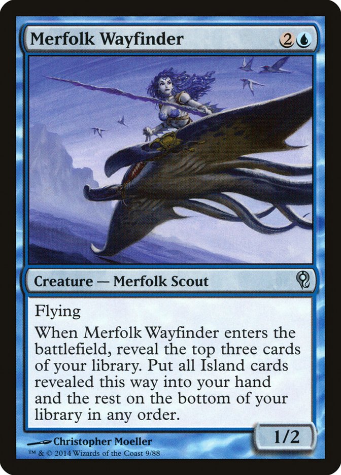 Merfolk Wayfinder [Duel Decks: Jace vs. Vraska] | Shuffle n Cut Hobbies & Games