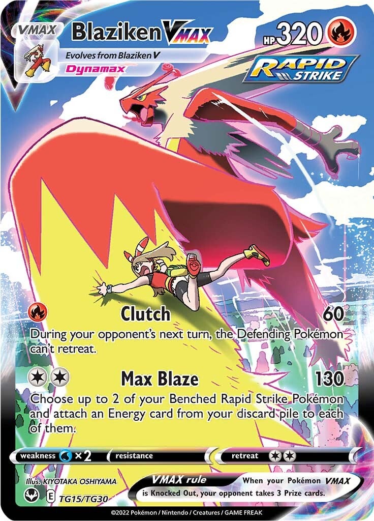 Blaziken VMAX (TG15/TG30) [Sword & Shield: Silver Tempest] | Shuffle n Cut Hobbies & Games