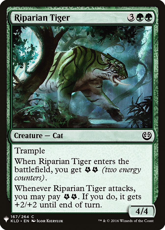 Riparian Tiger [Mystery Booster] | Shuffle n Cut Hobbies & Games