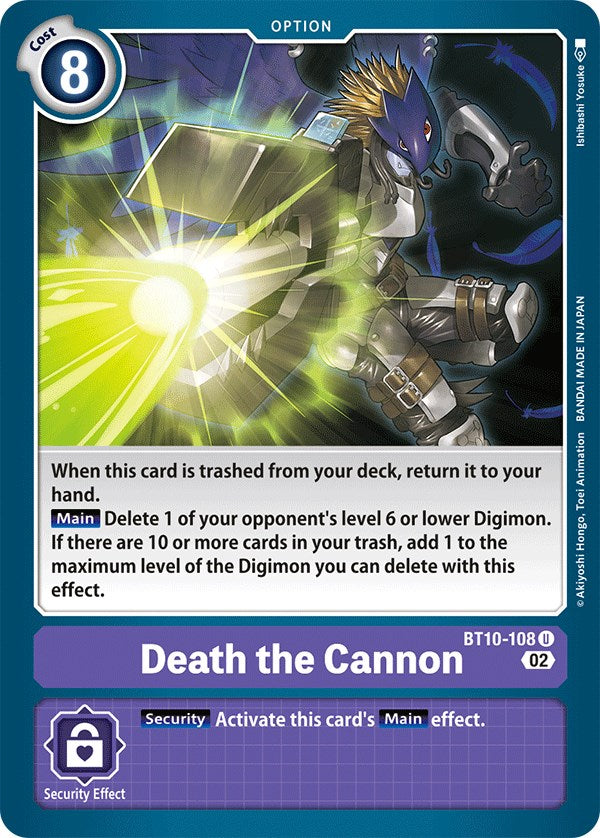 Death the Cannon [BT10-108] [Xros Encounter] | Shuffle n Cut Hobbies & Games