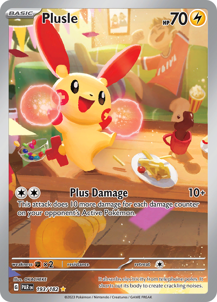 Plusle (193/182) [Scarlet & Violet: Paradox Rift] | Shuffle n Cut Hobbies & Games