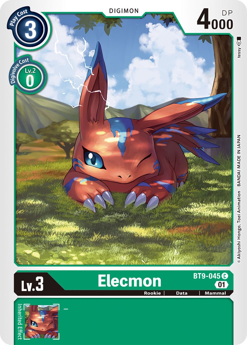 Elecmon [BT9-045] [X Record] | Shuffle n Cut Hobbies & Games